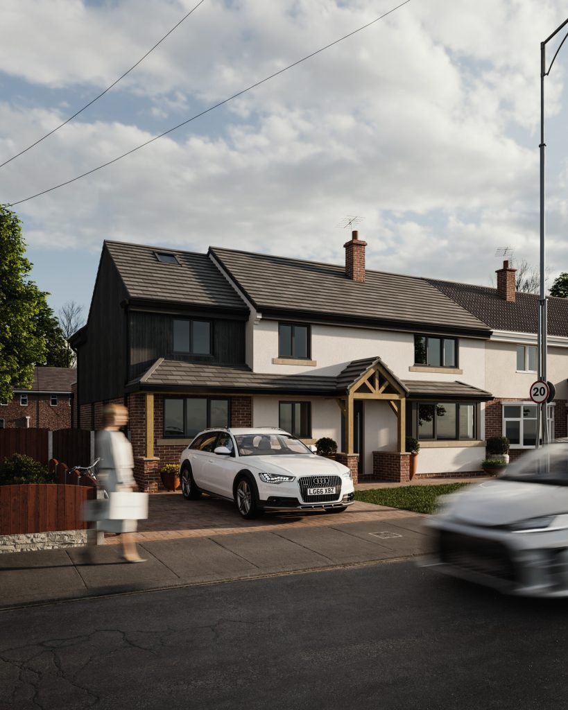 Double Rear Extension Two Storey Side and Single Storey Rear Extension | Draw Plan