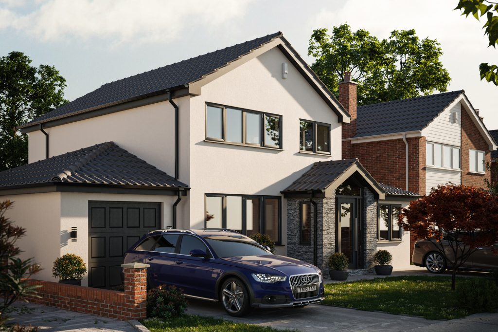 Rear and Porch Extension 1